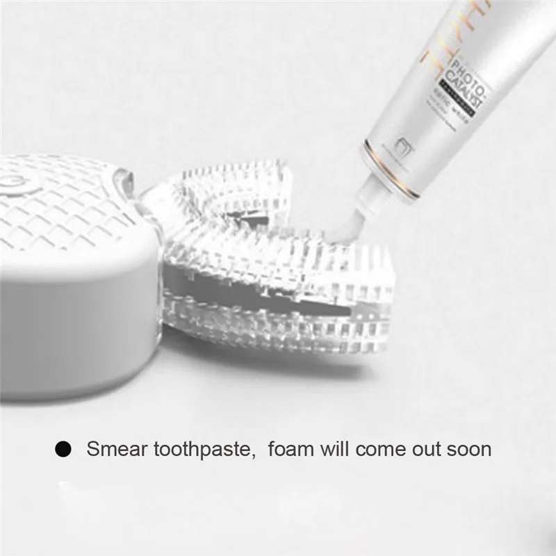 360 градусов Беспроводная usb зарядка ленивый автоматический Sonic силиконовая электрическая зубная щетка отбеливание зубов щетка для чистки инструментов уход за полостью рта