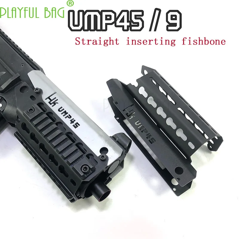 

Outdoor[UMP45 upgrade material fish bone] 21 mm UMP9 Fishbone KEY Guide Rail Water Bomb Toy Modified Decorative Accessories OJ01