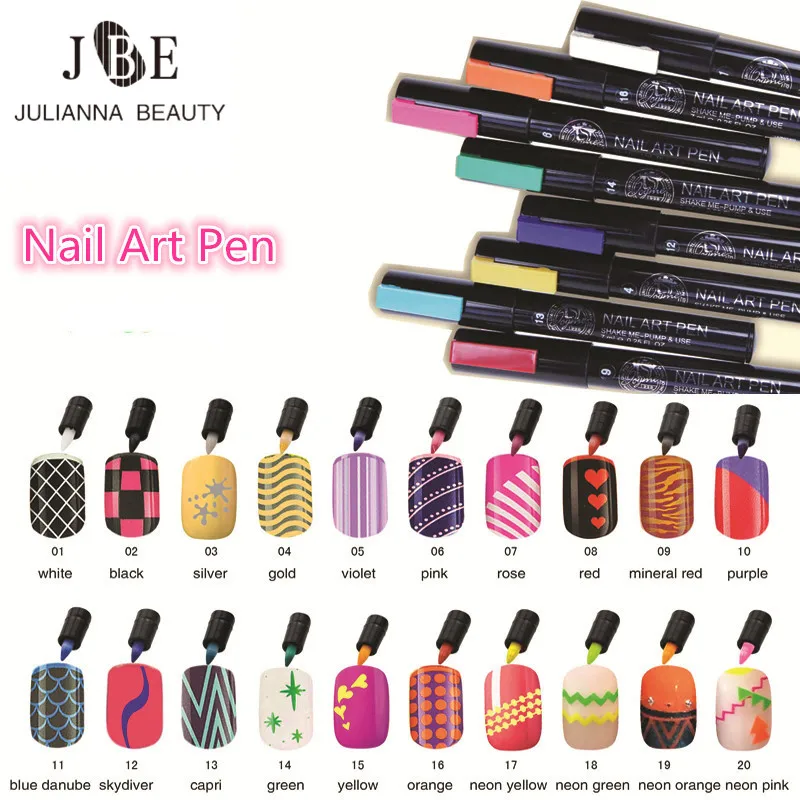 

8PCS Nail Art Pen Painting Design Nail Tools UV Gel Polish Pens 3D Nail Art DIY Decoration Drawing Nail Stamping Polish Pen Tool