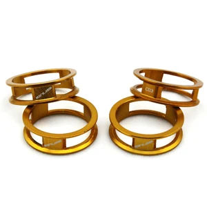 

4pcs/lot al alloy front fork washer Road bike Mountain bicycle headset spacers MTB parts GUB C03
