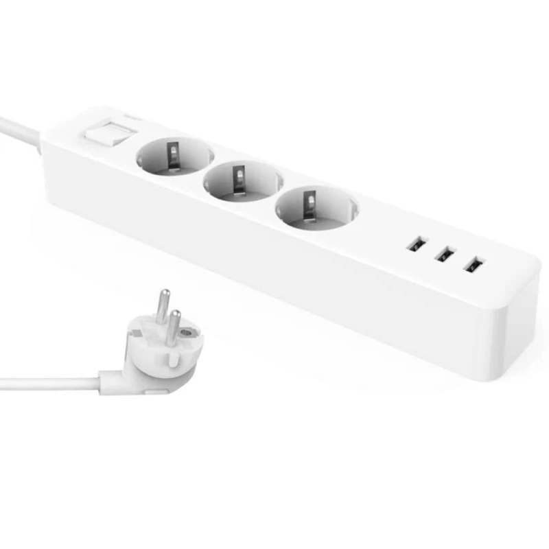 Новая глобальная версия оригинальная розетка Xiaomi Mijia 3 разъема порта USB большая