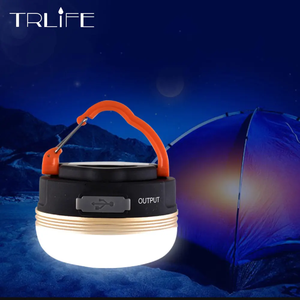 Super Bright LED Camping Outdoor Lamp Tent Lantern Rechargeable 5 Light Model