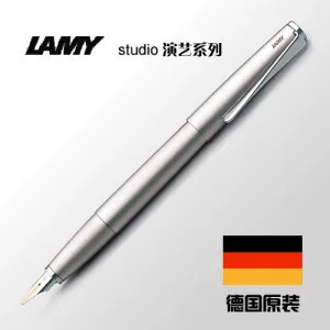 

Lamy studio series fountain pen 68 palladia metal 14k golden tips  FREE shipping