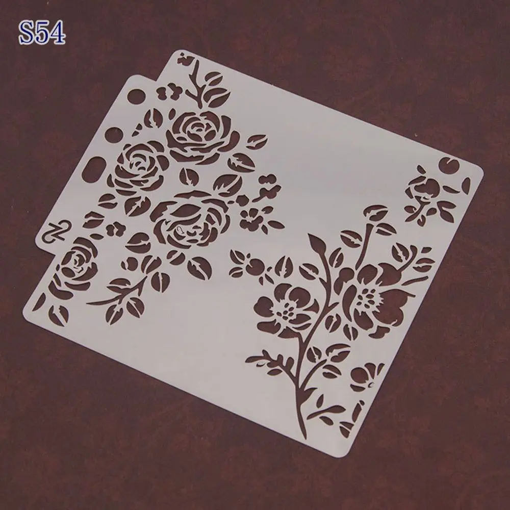 DIY Plastic Cake Stencils Flower Coffee Spray Stencils Birthday Cake Mold Decorating Bakery Tools DIY Mould Fondant Template DIY Plastic Cake Stencils Flower Coffee Spray Stencils Birthday Cake Mold Decorating Bakery Tools DIY Mould Fondant Template