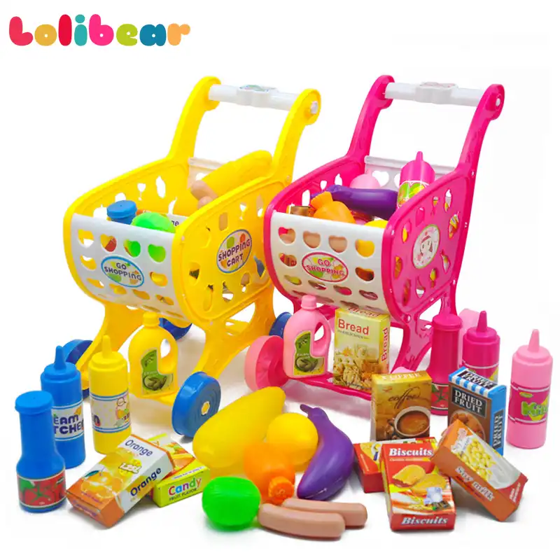 kids plastic trolley
