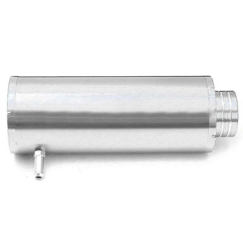 Silver   800ml Unbiversal Overflow Catch Tank Radiator Coolant Cooling Aluminum Alloy Catch Tank Overflow Reservoir