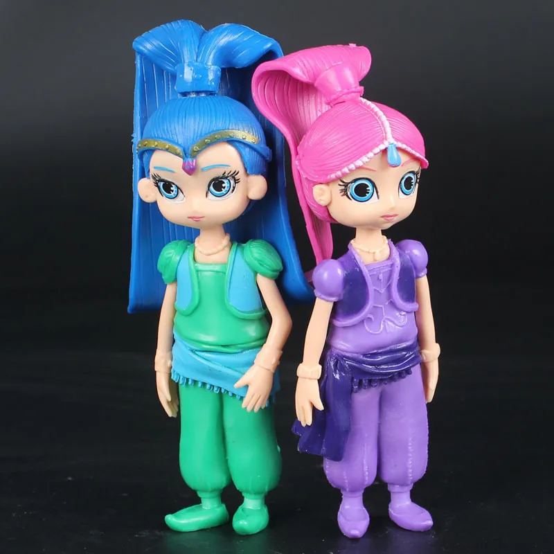 8 шт./компл. Shimmer Sister Dolls Shine Girl игрушки для принцесс 3-15 см красивые ПВХ Фигурки для детей вечерние подарок доступен дропшиппинг