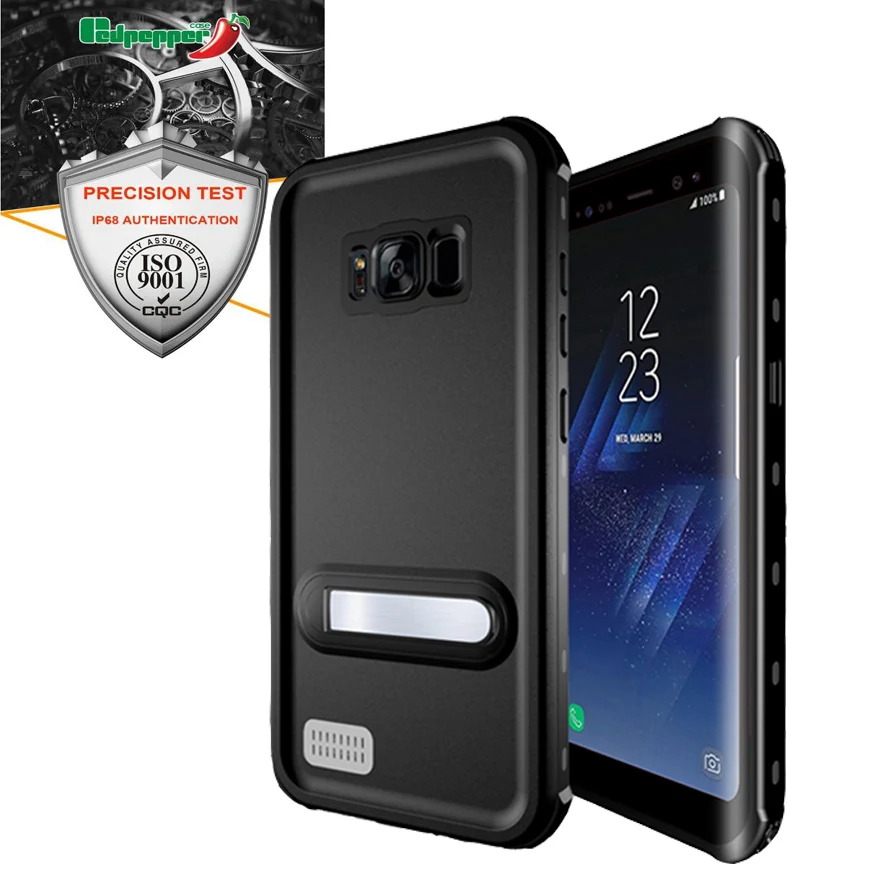 

Redpepper DOT 360 Waterproof Case for Samsung Galaxy S8 S8 Plus Kickstand Armor Cover For S8+ Swimming Phone Case Protector