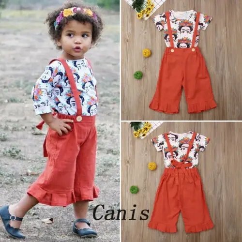 Pudcoco/Одежда для маленьких девочек топы с цветочным принтом героями мультфильмов +