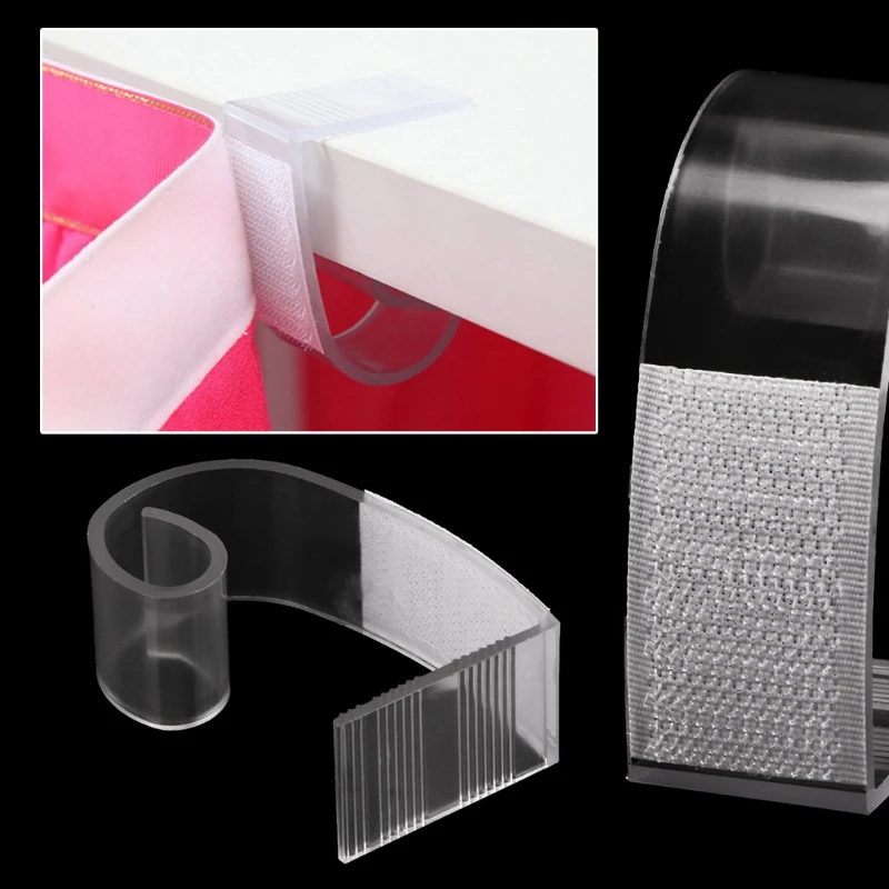 

12Pcs Tablecloth Clips Picnic Table Cloth Skirting Clamp Plastic Table Cover Skirt Holder for Home Kitchen Wedding Party Banquet