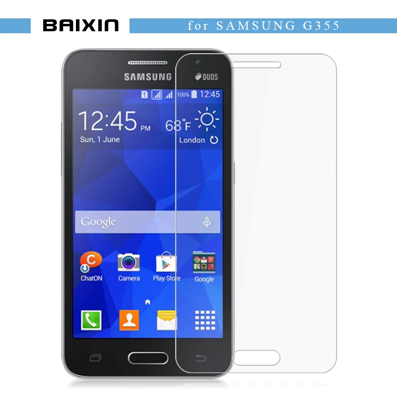

Ultra Thin 0.3mm 9H Tempered Glass for Samsung Galaxy Core 2 II /G355h/G3559 Front Screen Protector Explosion-Proof film