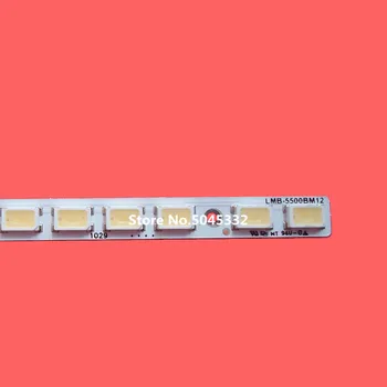 

617mm LED Backlight Lamp strip 80leds for Samsung 55inch UA55C6200UF LJ64-02386A LJ64-02391A T546HW02 LTF550HJ03 TV LCD