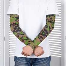 Летние мужские Защитные муфты для защиты от УФ-лучей камуфляжного цвета