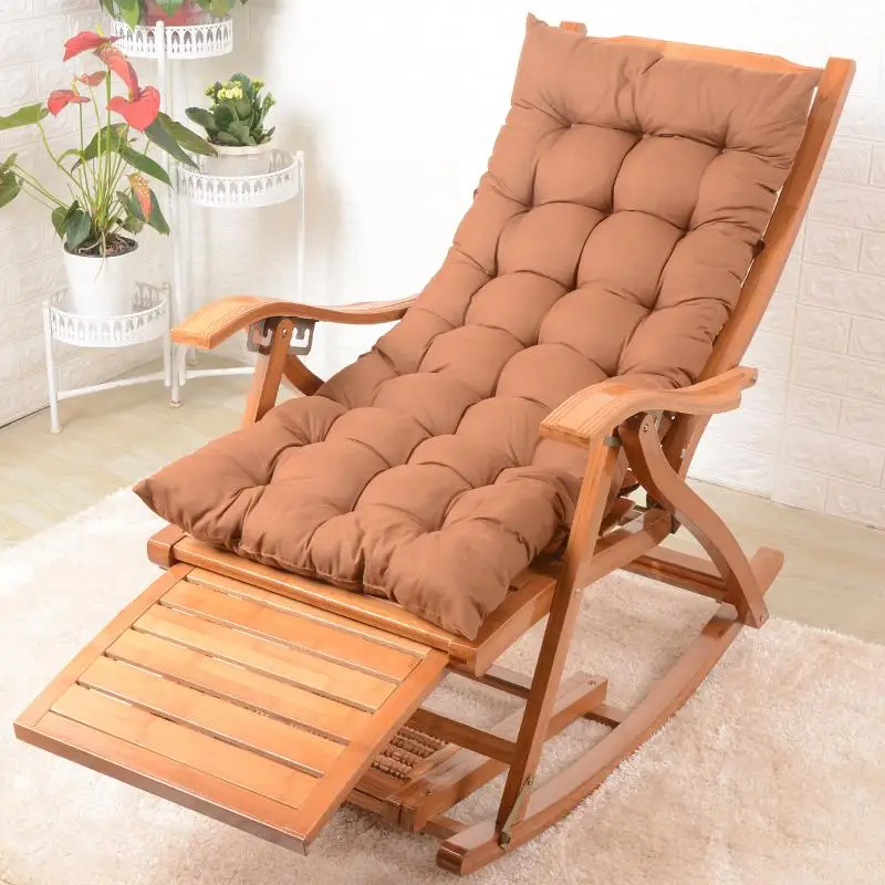 Бамбуковое кресло-качалка, складное кресло для обеда, кресло-качалка для взрослых, легкое кресло для дома, для пожилых людей, балконное кресло из цельного дерева - Цвет: Style 2