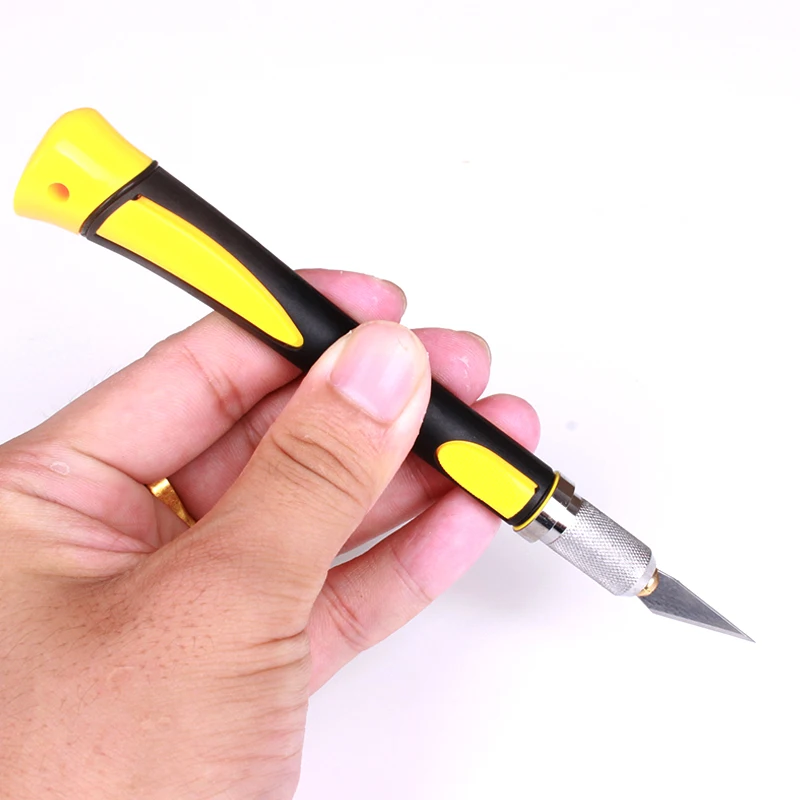 9304 hobby knife set carving knifelettering knife wholesale pen knife PCB tools Cutte set, Wood & Paper-cut (7)