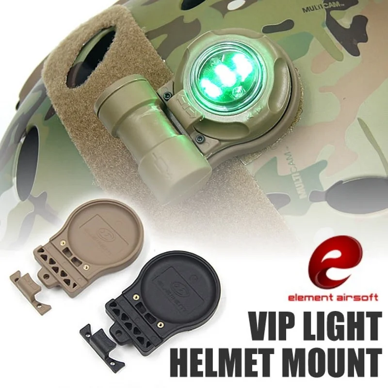 

Element EX335 Airsoft Tactical SOS VIP Safety Signal Strobe Light Helmet Mount Military Hunting Helmet Accessories