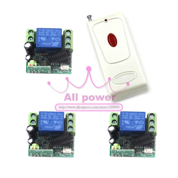 

Free Shipping 2 Ways ON/OFF DC 12V Light Digital Wireless Wall Switch + Remote Control