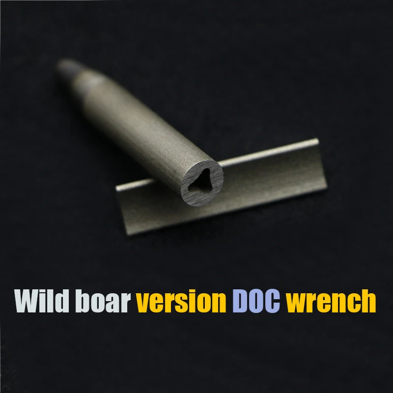 

DIY Wild boar version DOC folding knife special screwdriver combination tool