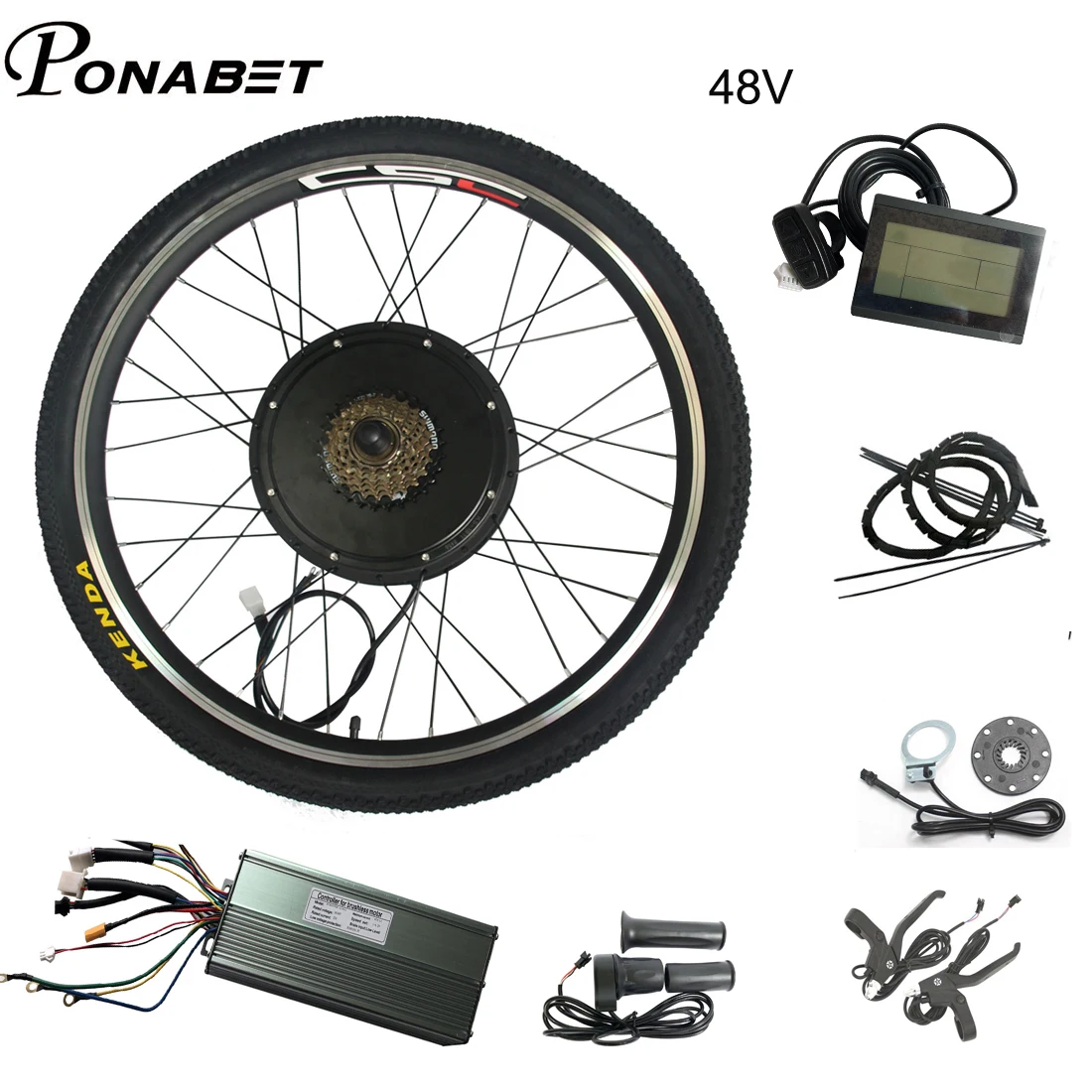 kit bicicletta elettrica 24 1000w 48v
