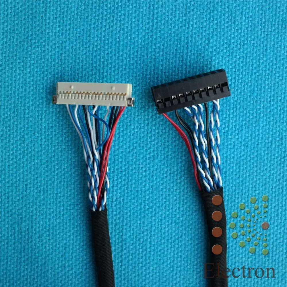 Кабель LVDS Φ 20pin single 1ch 8bit для 17 дюймовой 21 панели контроллера ЖК 5 шт./лот|lcd cable|lcd panel