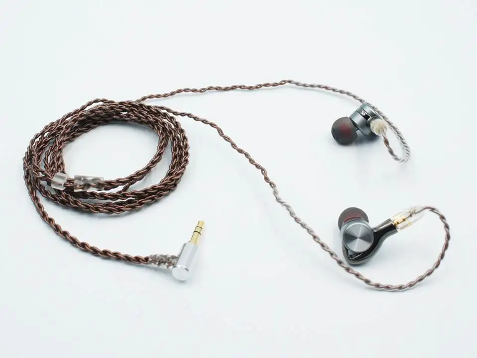 Гибридные наушники вкладыши Paiaudio DM1 1BA + 1 с динамическим драйвером IEMs|Наушники и