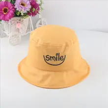 Складывающаяся шляпа от солнца родителей рождественское портативное ведро шляпы быть улыбка письмо вышивка солнцезащитный козырек хлопок милые дышащие шапки для туризма