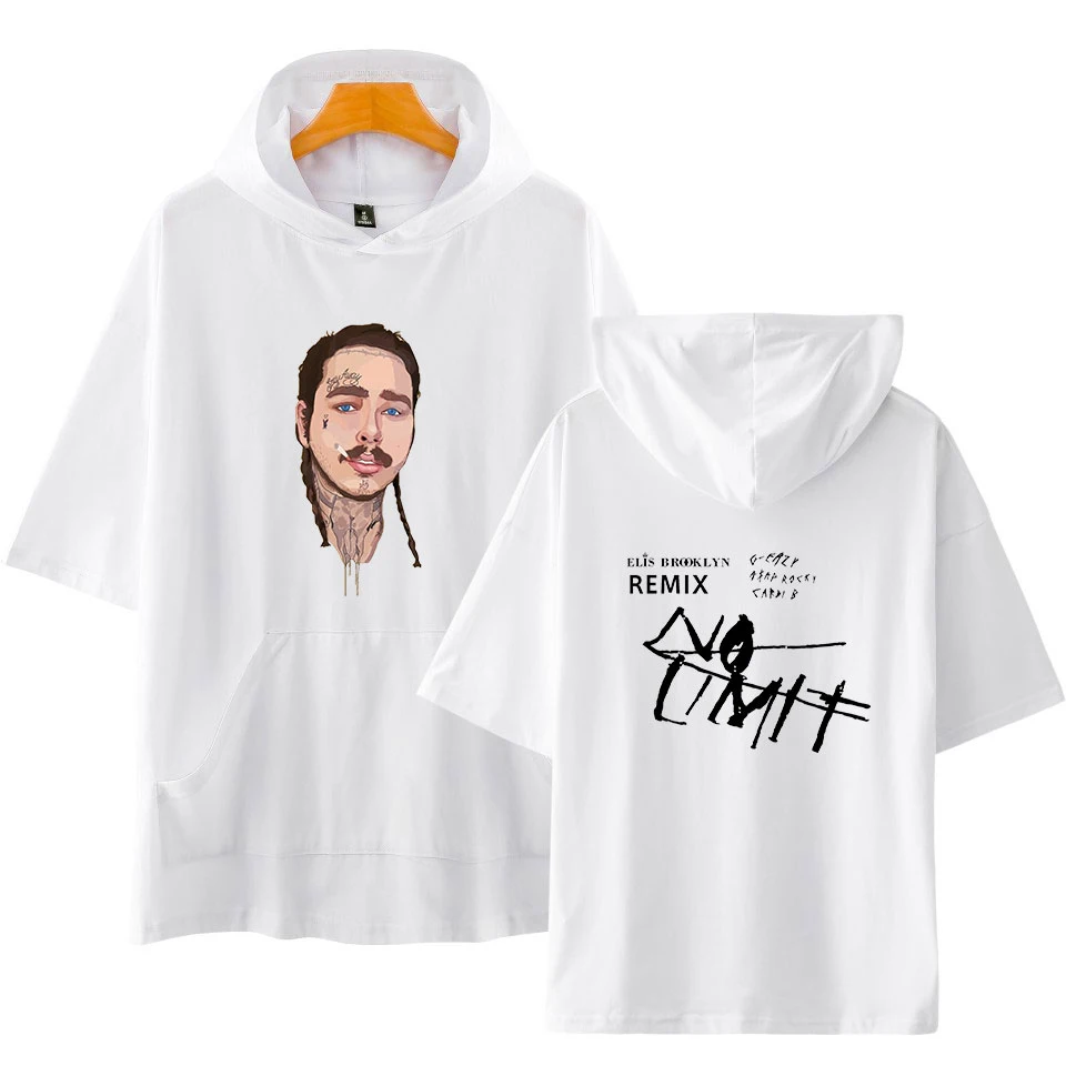 Мужская футболка Post Malone в стиле Харадзюку летняя хип поп рок мужская толстовка с
