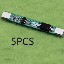5 шт./лот 1 s 3.7 В 3A литий-ионный БМС PCM защиты аккумулятора доска PCM для 18650 литий-ионный аккумулятор li