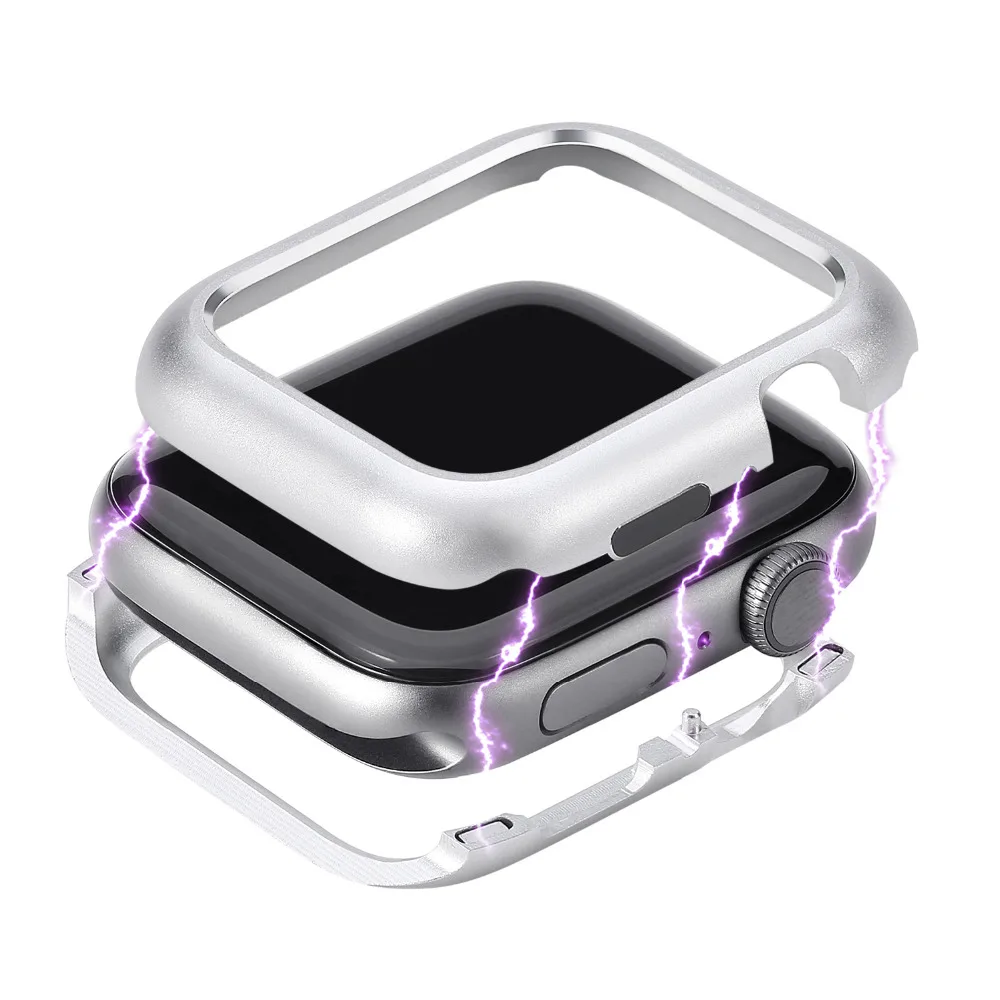 Магнитный чехол для Apple Watch Series SE 6 5 4 3 2 защитный бампер из нержавеющей стали iWatch
