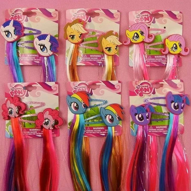 Мои дети Девушки Little Pony Костюмы для косплея принцессы кос Заколки для волос Косплей Аксессуары для волос Головные уборы - изображение