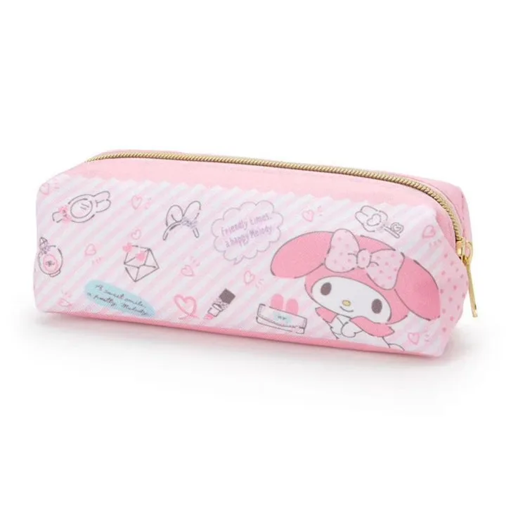 Мультфильм Sanrio, Hello Kitty с рисунками из мультфильма «My Melody Cinnamoroll маленький Две звезды тряпичный кошелек чехол для девочек сумки-косметички в пенал