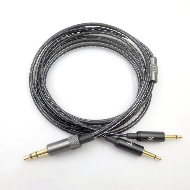 US $8.36 Upgraded Headphone Cable for Sennheiser HD447 HD437 HD202 Headset Replacement Audio Wire 3.5mm to 2