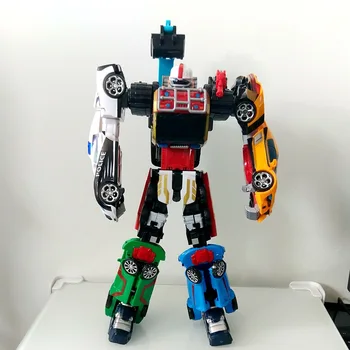 

New Tobot Transformation Robot Toys Cartoon Tobot Super Big 42CM 6 In 1 Merge Deformation Robot Model Kids Toys Christmas Gifts