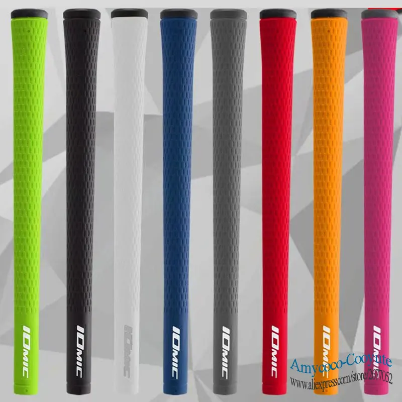 Новые унисекс ручки для гольфа высокого качества резиновые IOMIC ручки для гольфа ручки для айронов цвета на выбор деревянные ручки для клюшек для гольфа Cooyute