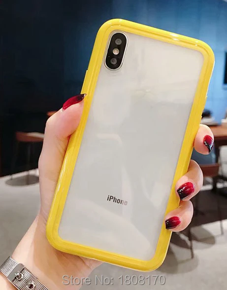 

C-Ku Magnetic Adsorption Flip Case For Iphone X IphonX Tempered Glass Back Dual Color Two Tone Shockproof TPU PC Cover 1pcs