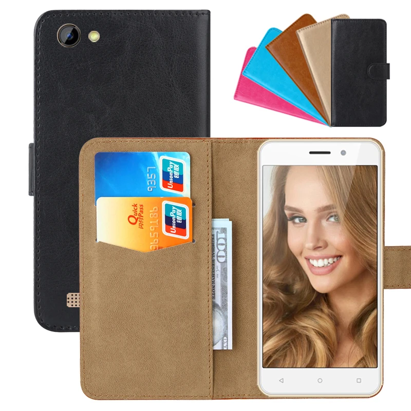 

Luxury Wallet Case For INOI 2/2 Lite PU Leather Retro Flip Cover Magnetic Fashion Cases Strap
