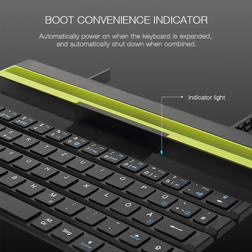 R4 64 клавиши катушка портативный мини складной Bluetooth клавиатура складная беспроводная клавиатура для планшета