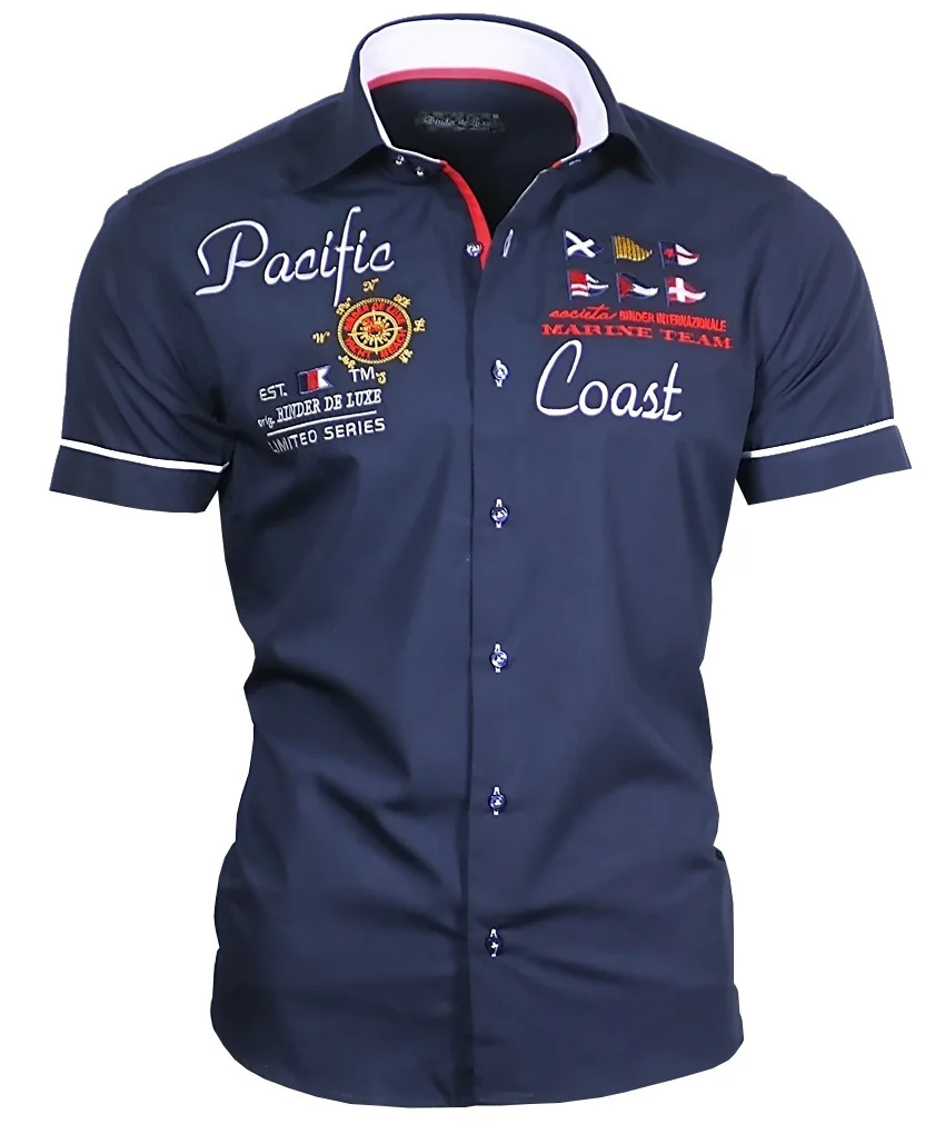 ZOGAA العلامة التجارية 2019 جديد الصيف اللباس رجالي قمصان عارضة الشارع الشهير طباعة الرجال قميص قصير كم 6 ألوان قمصان حجم زائد s-3XL