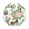 Parapluie papillon entièrement automatique trois parapluies de fleurs pliants femmes enfants Parasol parapluie vêtements de pluie pluie Guarda Chuva Paragua ► Photo 1/6