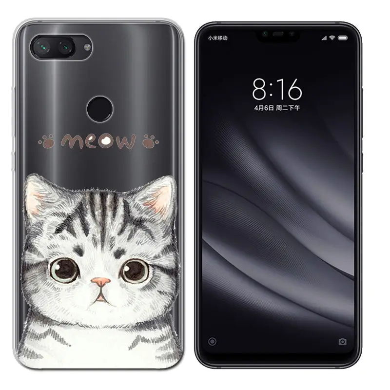 Cute Animal Fundas for Xiaomi Mi8 lite Silocone Case Xiaomi Mi 8 A2 A2 Lite for Soft TPU for Xiaomi Redmi 4X 6A Note5 Note6 Pro (18)