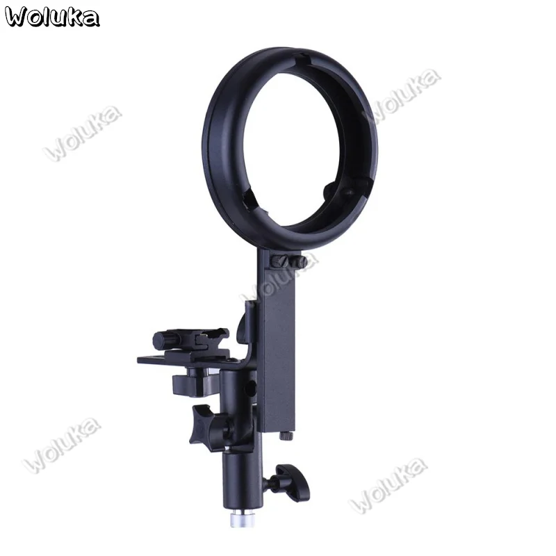 

L-Bracket Speedlight Speedlite Flash Mount with Bowens Mount Adapter Cold Shoe for Softbox Reflector Beauty Dish X CD50 T03