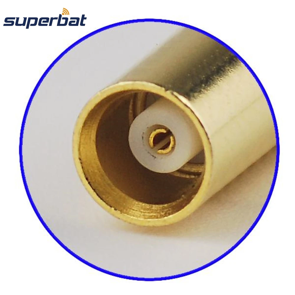 Gold Plated RF Coaxial Connector for PCB Mount