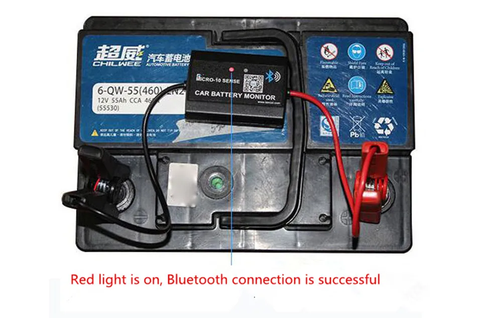 MICRO-10 автомобильный аккумулятор тестер мобильная версия Смарт Bluetooth мобильный телефон