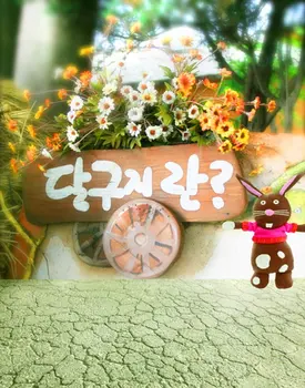 

Flowwrs Cute Rabbit Photography Backdrops Photo Props Studio Background 5x7ft