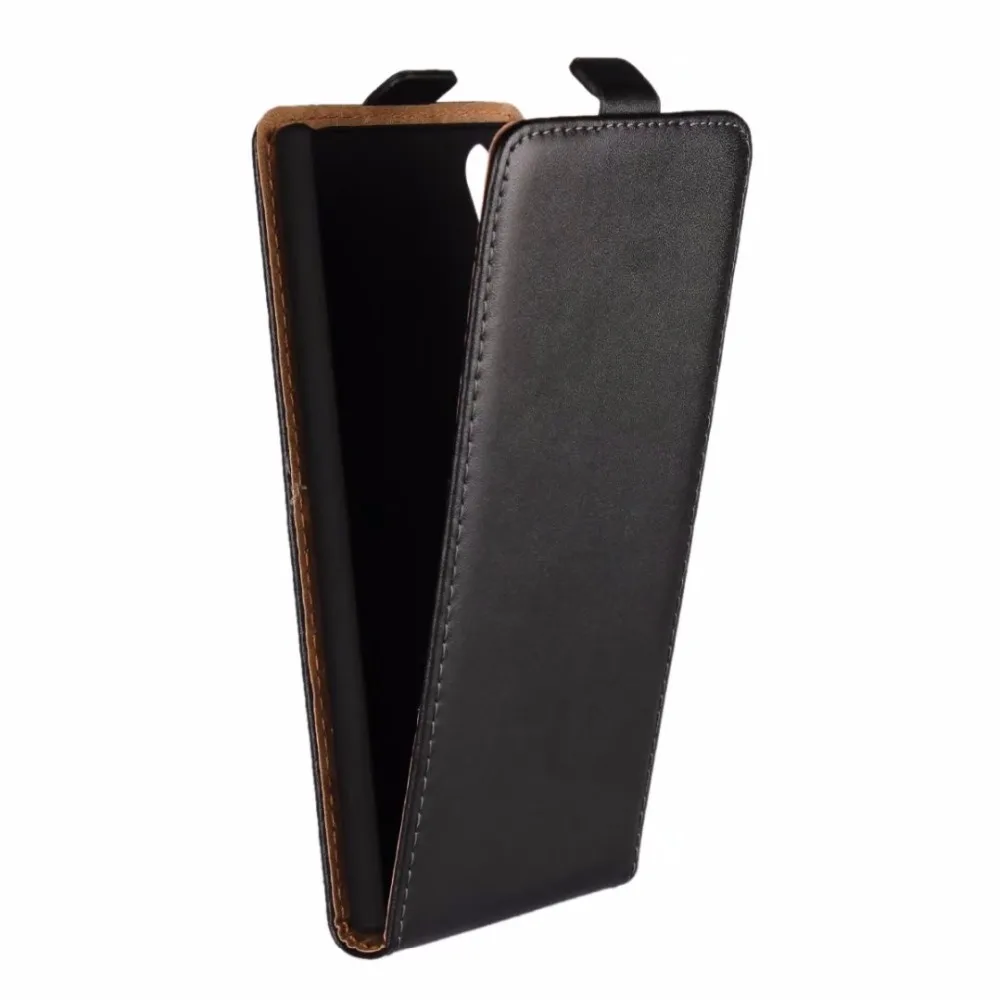 

For Sony Xperia L1 Flip Genuine Leather Case Shell Protection pouch Cover