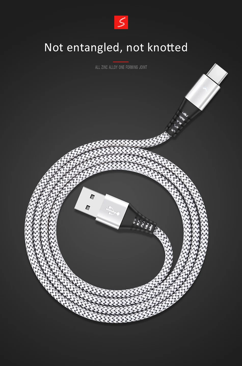 NOHON Led USB Type C Charge Sync Data Line For SamSung Gaxaly S8 Plus 2.4A Fast Charging For Xiaomi Mi5 Phone Charger Cable 1 (15)