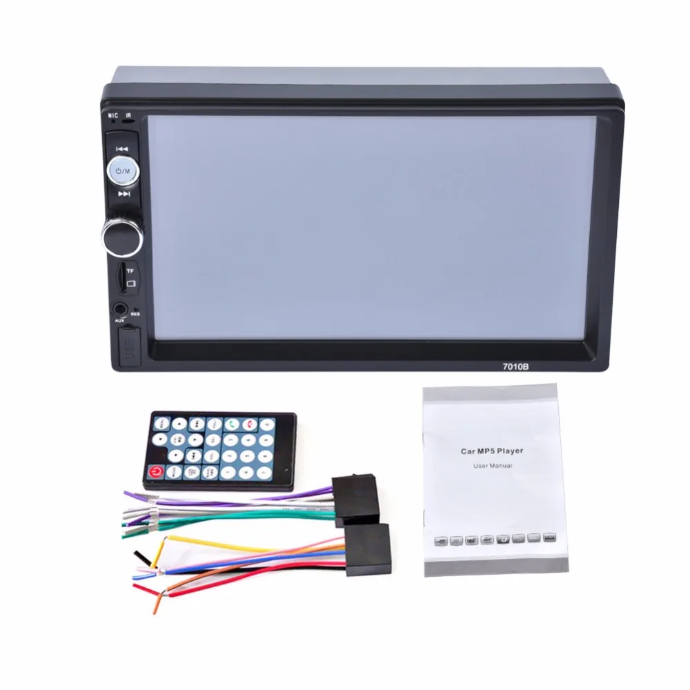 2Din /Bluetooth MP5 CAR なしリアビューカメラ Ai 7010B プレーヤータッチスクリーンの自動オーディオステレオマルチメディア FM/MP5/USB/AUX FUN 倉庫を洗う 車ラジオ車 16 2Din /Bluetooth MP5 CAR 16