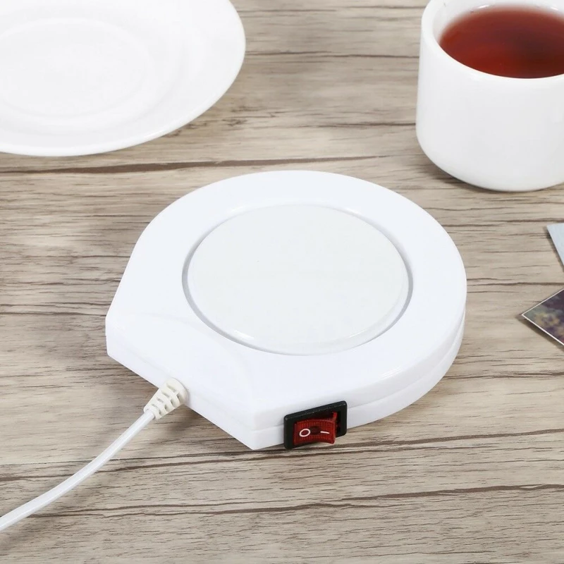 USB Warmer Gadget Thick Cup-Pad Coffee Tea Milk Drinking Electric Powered Heating Tray Mug Pad Office Winter Warm Coasters Gift