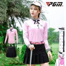 Платье для гольфа, женский костюм, осенне-зимняя одежда, футболка с длинными рукавами, спортивная одежда для гольфа