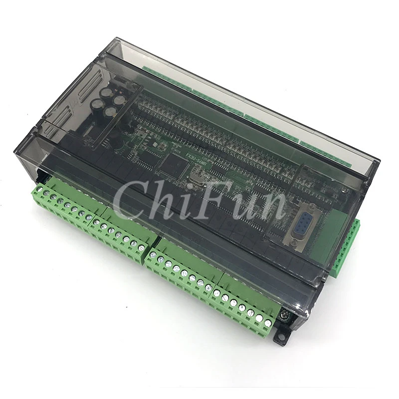 

Freeshipping high speed FX1N FX2N FX3U-56MR/60MR industrial control board with shell and RTU CAN communications extensions
